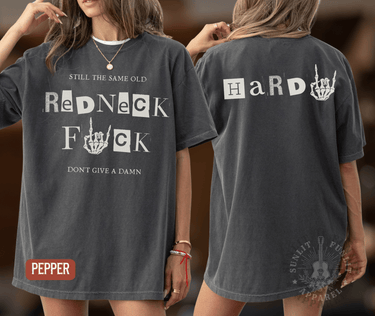 Same Old Redneck Hardy Country Concert Tee - Sunlit Funlit | Graphic Tees for Country Concert Addicts
